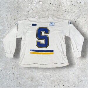 SZA SOS Concert Tour Merch Hockey Jersey Long Sleeve Shirt White TDE XXL